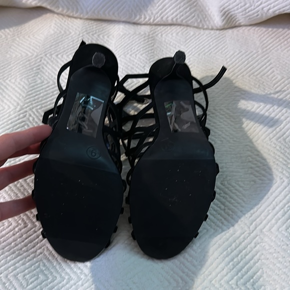NEW Women’s Mossimo Caged Heel Strappy Gladiator Pumps Heels Size 9 - Picture 5 of 7
